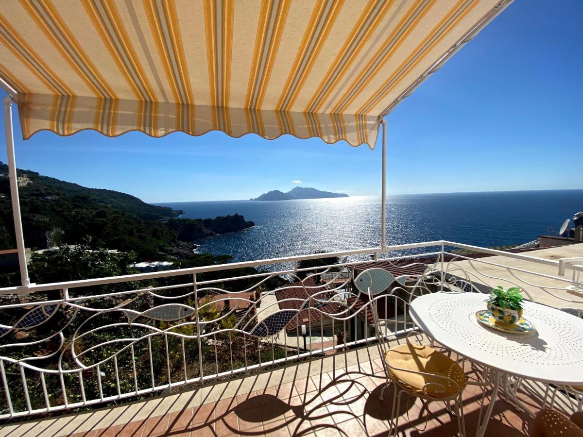 Villa Il Sogno Di Lina Sorrento Coast Capri View Massa Lubrense Exterior foto